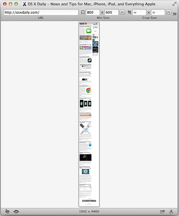 mac screenshot for multiple pages